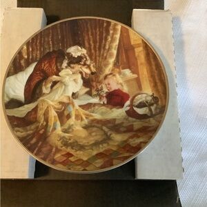 Little Red Riding Hood Vintage Storybook Decorative Plate &Cert